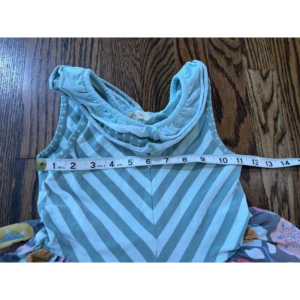 Matilda Jane Girls Decadente Cake Walk Layered Tank Dress Multicolor Sz 6 Whimsy